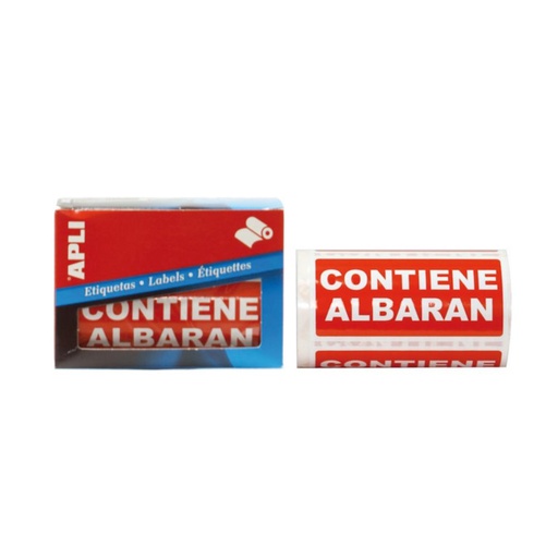 [001273] ROLLO ETIQUETAS APLI CONTIENE ALBARÁN 200 UDS