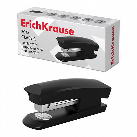 [040602] GRAPADORA ERICHKRAUSE ECO CLASSIC HASTA 30 HOJAS NEGRO
