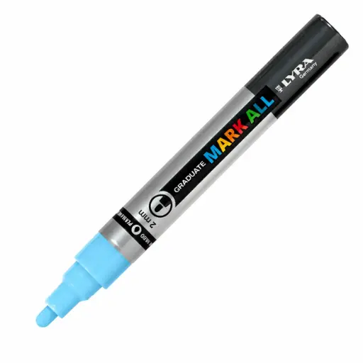 [825872] ROTULADOR ACRÍLICO LYRA 2MM AZUL CIELO GRADUATE MARK ALL