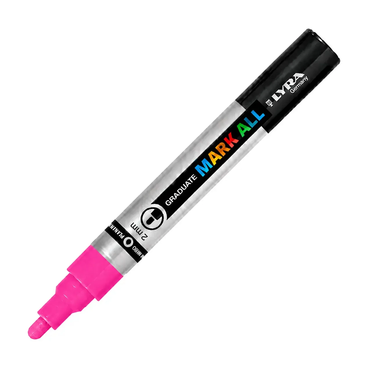 [825881] ROTULADOR ACRÍLICO LYRA 2MM ROSA GRADUATE MARK ALL