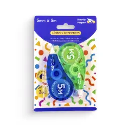 CORRECTOR EN CINTA DUOFIX 5×5 BLÍSTER 2 UNIDADES RAYLU