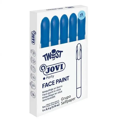 [649387] BARRA DE MAQUILLAJE TWIST MAKE-UP AZUL OSCURO JOVI