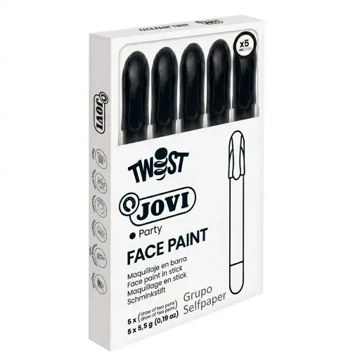 [649396] BARRA DE MAQUILLAJE TWIST MAKE-UP NEGRO CAJA JOVI
