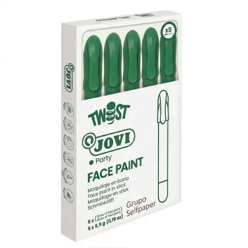 [649399] BARRA DE MAQUILLAJE TWIST MAKE-UP VERDE JOVI