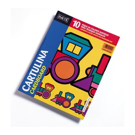 [630094] BLOC CARTULINA A4 10 HOJAS INETA