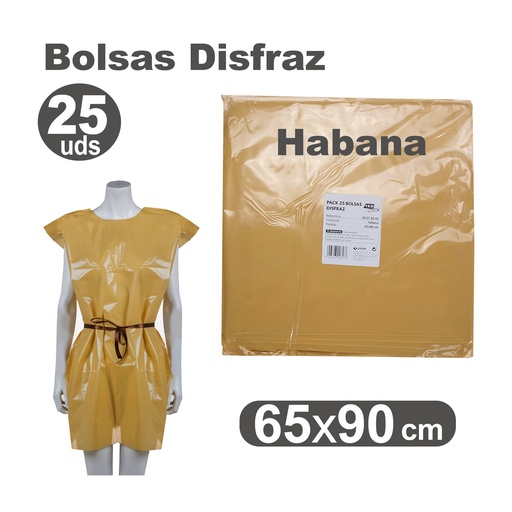[513010] BOLSA DE DISFRAZ HABANA 60×90 CM 