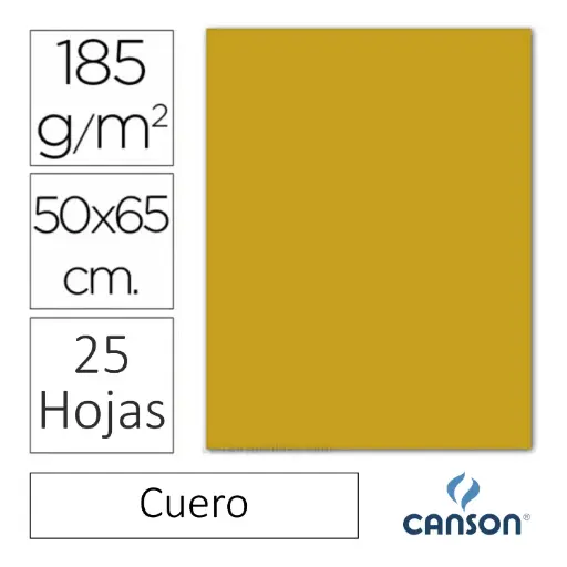 [649920] CARTULINA CANSON IRIS 50×65CM CUERO