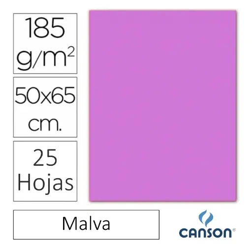 [649211] CARTULINA CANSON IRIS 50×65CM MALVA