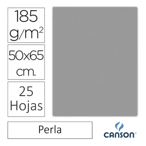 [649918] CARTULINA CANSON IRIS 50×65CM PERLA