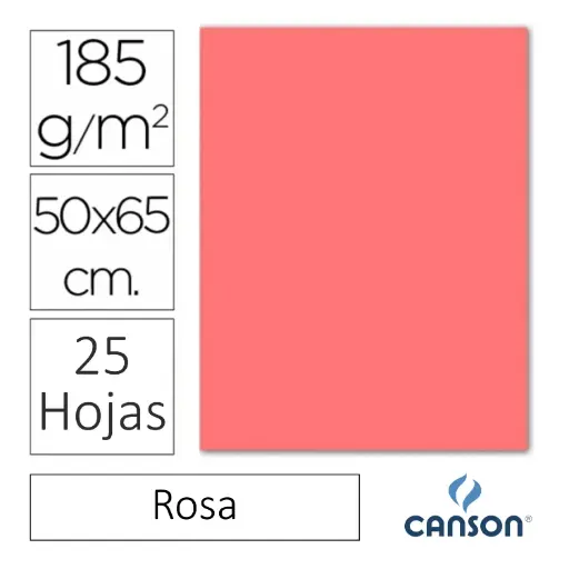 [649933] CARTULINA CANSON IRIS 50×65CM ROSA
