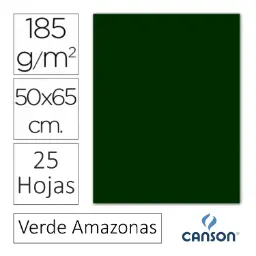 CARTULINA CANSON IRIS  50×65CM VERDE AMAZONAS 