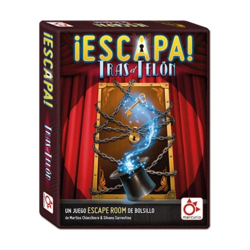 [710323] JUEGO DE MESA MERCURIO ESCAPA: TRAS EL TELON