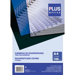 CUBIERTA DE ENCUADERNAR A4 HIELO 500 MICRAS 100 UDS YOSAN