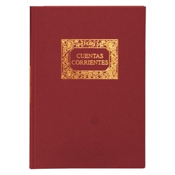 LIBRO CONTABLE MIQUELRIUS FOLIO 100 HOJAS CUENTAS CORRIENTES