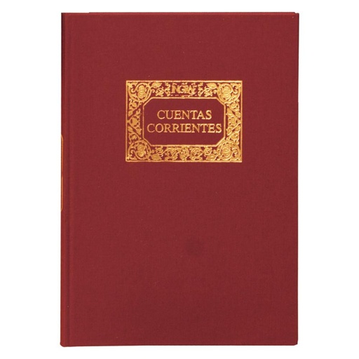 [001174] LIBRO CONTABLE MIQUELRIUS FOLIO 100 HOJAS CUENTAS CORRIENTES