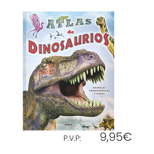 [670679] LIBRO SUSAETA ATLAS DE DINOSAURIOS, ANIMALES PREHISTÓRICOS Y OTROS 