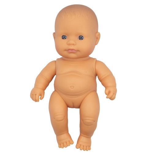 [825066] MUÑECO BABY EUROPEO NIÑA 21 CM 