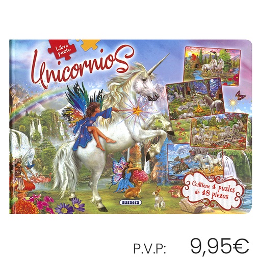 [670676] LIBRO SUSAETA PUZZLE UNICORNIOS 