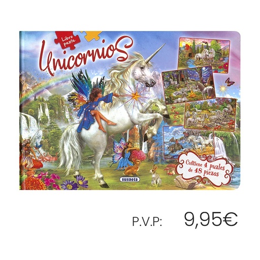 [670676] LIBRO SUSAETA PUZZLE UNICORNIOS 