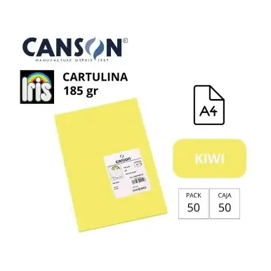 [700045] CARTULINA CANSON IRIS A4 KIWI