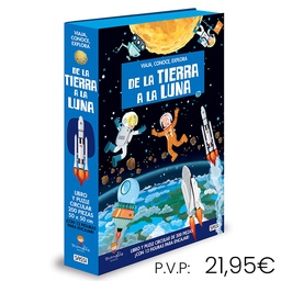 LIBRO+PUZZLE MANOLITO DE LA TIERRA A LA LUNA