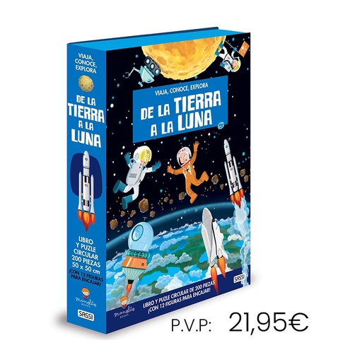 [670715] LIBRO+PUZZLE MANOLITO DE LA TIERRA A LA LUNA