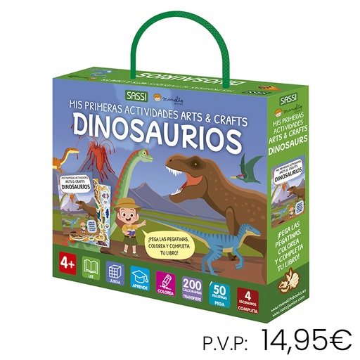 [670730] LIBRO+PUZZLE MANOLITO DINOSAURIOS 