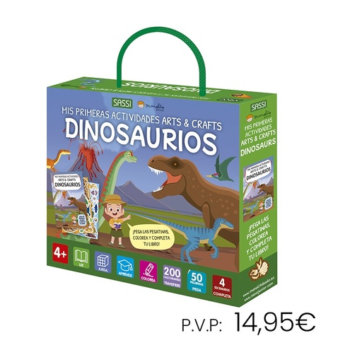 [670730] LIBRO+PUZZLE MANOLITO DINOSAURIOS 