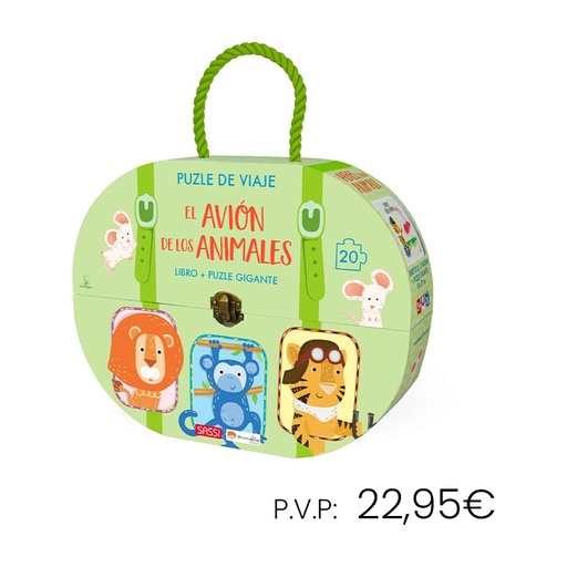 [670722] LIBRO+PUZZLE MANOLITO EL AVIÓN DE LOS ANIMALES