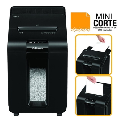 [220624] DESTRUCTORA DE DOCUMENTOS FELLOWES AUTOMAX 100M 
