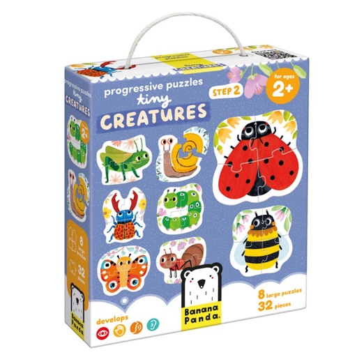[670498] PUZZLE BANANA 8 PUZZLES DE INSECTOS