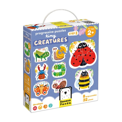 [670498] PUZZLE BANANA 8 PUZZLES DE INSECTOS
