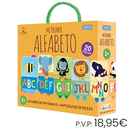 LIBRO+PUZZLE MANOLITO MI PRIMER ALFABETO 