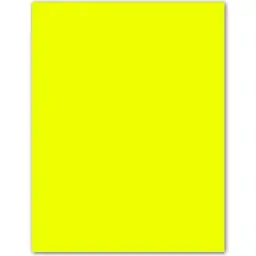 CARTULINA SADIPAL 50×65 CM 250 GRAMOS  AMARILLO FLUORESCENTE 10 HOJAS