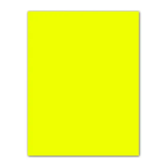 [600118] CARTULINA SADIPAL 50×65 CM 250 GRAMOS  AMARILLO FLUORESCENTE 10 HOJAS