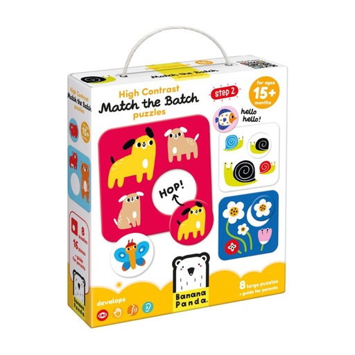[670501] PUZZLE BANANA HIGH CONTRAST MATCH THE BATCH