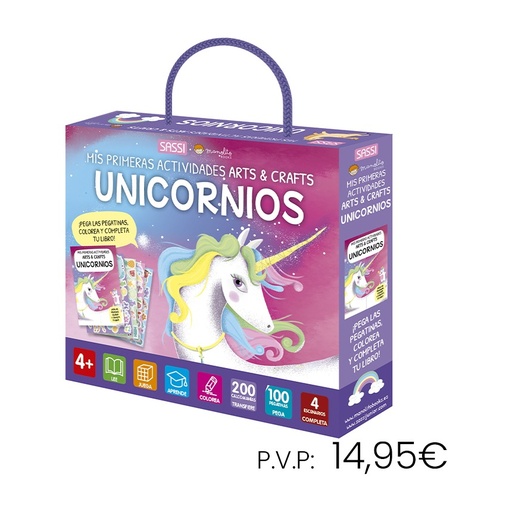 [670729] LIBRO+PUZZLE MANOLITO UNICORNIOS
