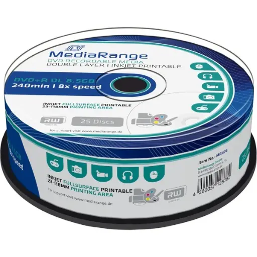[170086] DVD-R MEDIARANGE 16X 4.7GB 25 PCS