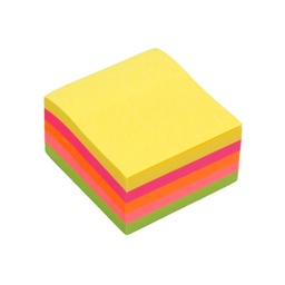 NOTAS AUTOADHESIVAS FLUOR 75x75MM TACO 450 HOJAS RAYLU