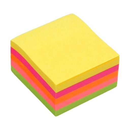 [001629] NOTAS AUTOADHESIVAS FLUOR 75x75MM TACO 450 HOJAS RAYLU