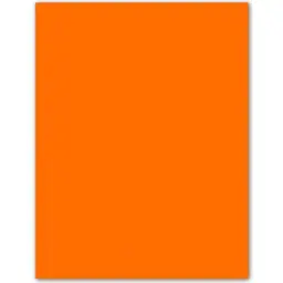 CARTULINA SADIPAL 50×65 CM 250 GRAMOS NARANJA FLUORESCENTE 10 HOJAS