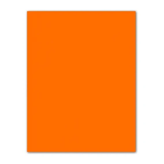 [600119] CARTULINA SADIPAL 50×65 CM 250 GRAMOS NARANJA FLUORESCENTE 10 HOJAS