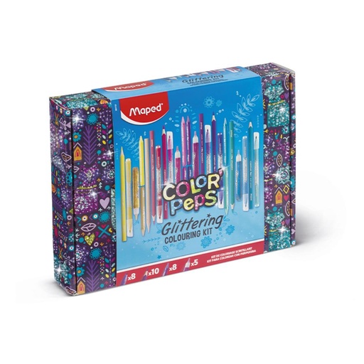[649147] MAPED COLORPEPS GLITTER 31 PIEZAS CON BRILLANTINA