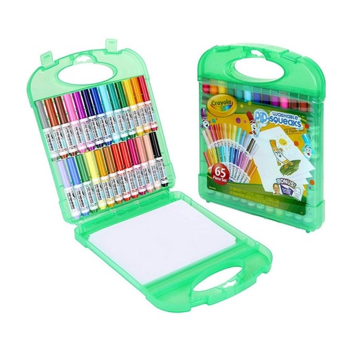 [862981] ROTULADOR CRAYOLA MALETÍN DE 65 ROTULADORES MINI LAVABLES