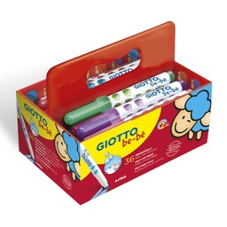 ROTULADOR GIOTTO BEBE PACK ESCOLAR 36 COLORES