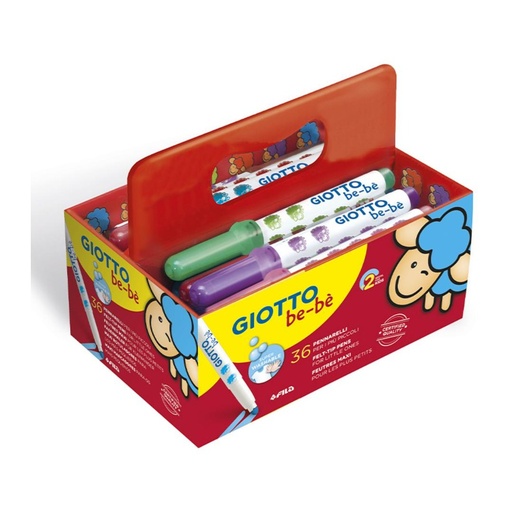 [649391] ROTULADOR GIOTTO BEBE PACK ESCOLAR 36 COLORES