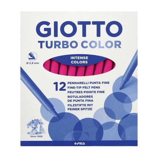 [649246] ROTULADOR GIOTTO TURBO COLOR UNICOLOR MAGENTA 12 UDS 