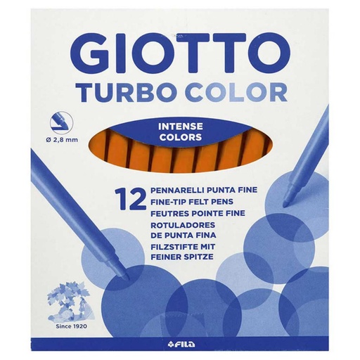[649248] ROTULADOR GIOTTO TURBO COLOR UNICOLOR MARRON CLARO 12 UDS 