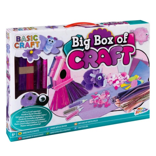 [862548] RMS GRAN CAJA DE MANUALIDADES ROSA