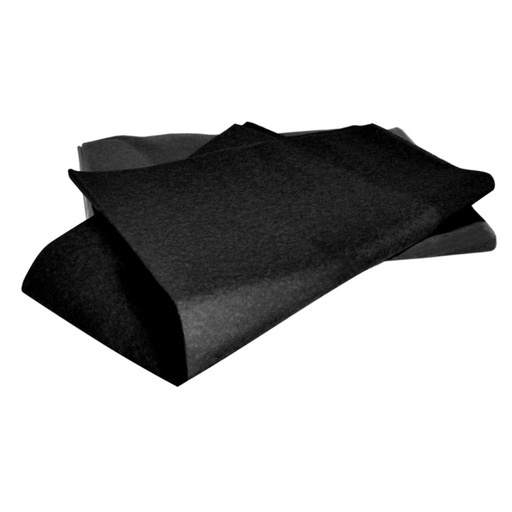 [600168] PAPEL SEDA RESMA 520H 50×75CM 18 G NEGRO MANO 25 HOJAS
